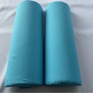 Turquoise Bolster Pillow Pair - Outdoor Pillows
